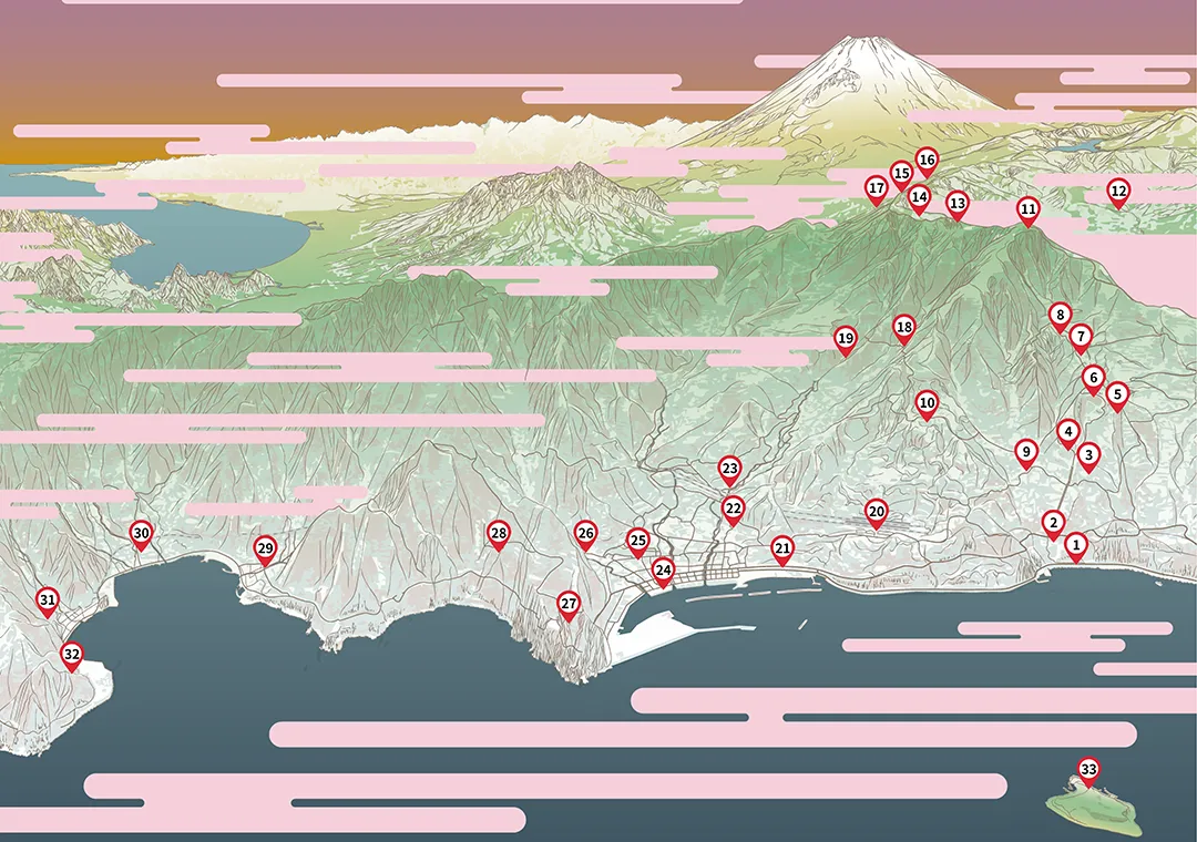 鳥瞰図（熱海）